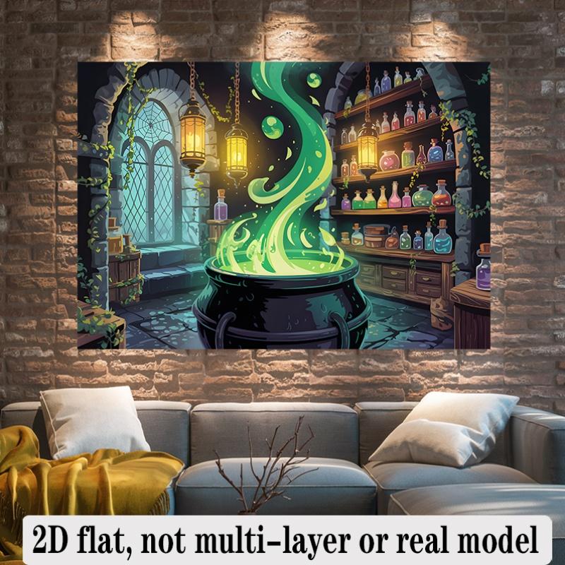 Backdrop Potion Laboratory Polyester Party Wall Decor