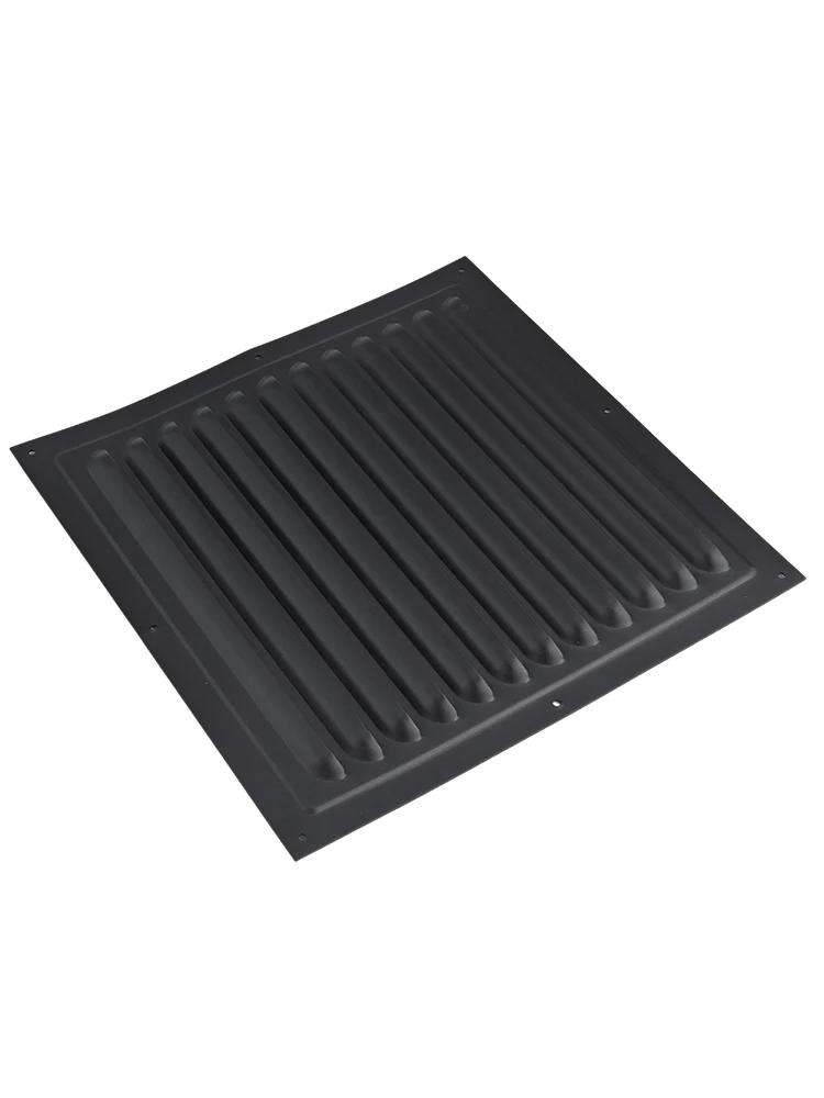 Metal Louver Vent Cover Exterior Wall Grille Cover Made From Aluminum Alloy Design Reliable Ventilation Square Vent