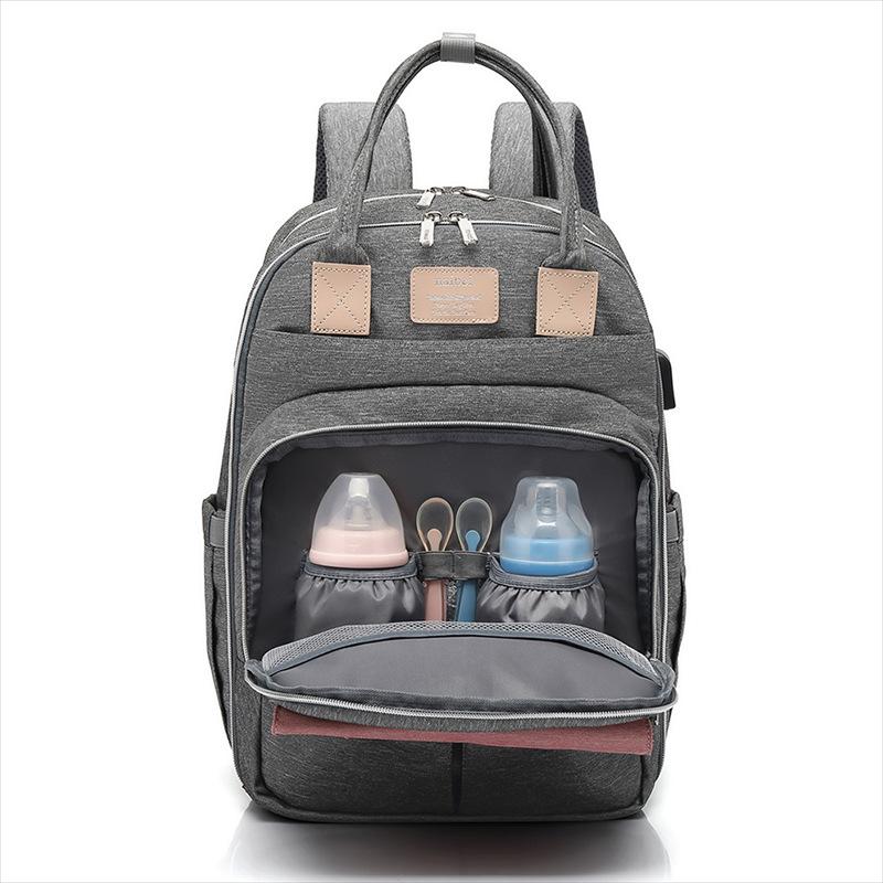 Baby Diaper Bag Mommy Backpack For Mom Usb Maternity Baby Nappy Nursing Bags Travel Diaper Backpack For Stroller Kit