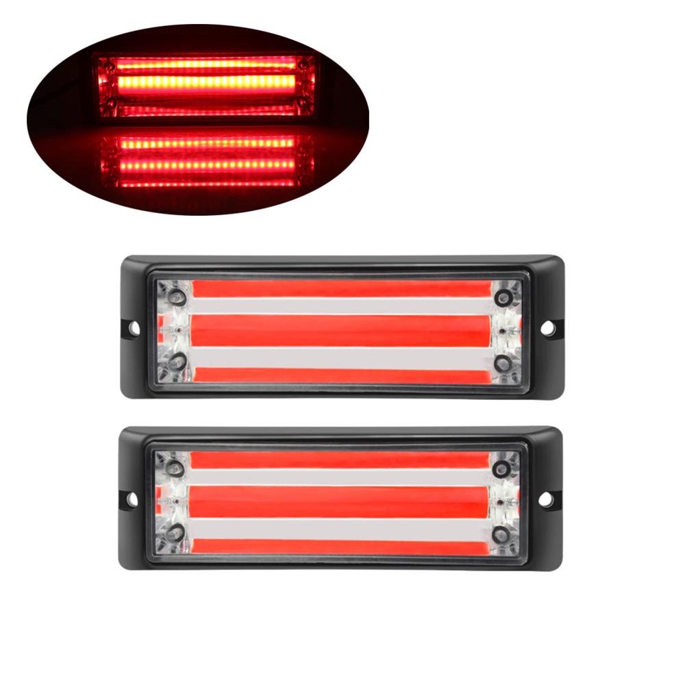 2PCS Led Lights for Auto Strobe Lights Cob Led Gazelle Auto Strobe Light Fireman Police Flashing  Emergency Warning Lights
