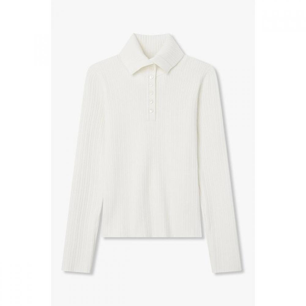 

Vov Wool Blend Core Collar Knit Pullover 7116150106 06 (ivory)/OS (one size)