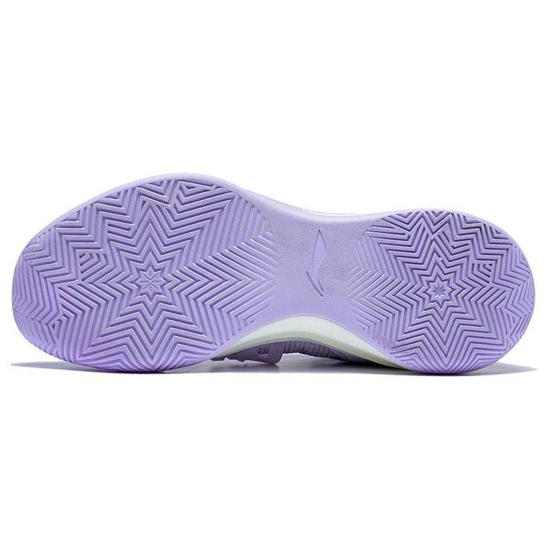 Li Ning Liren3 TEAM Abrasion Resistant Breathable Low Top Basketball Shoes Men's Light Elegance Purple ABAS095-2
