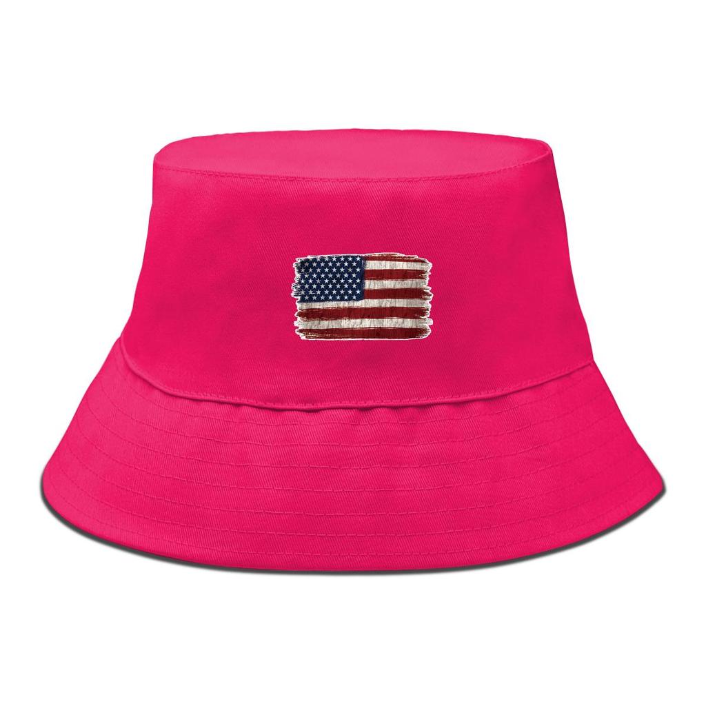 Amerika Sterne und Streifen Print Fischerhut , Patriotischer USA Flagge Fischerhut Faltbar Frühling Sonnenschutz Strandkappe