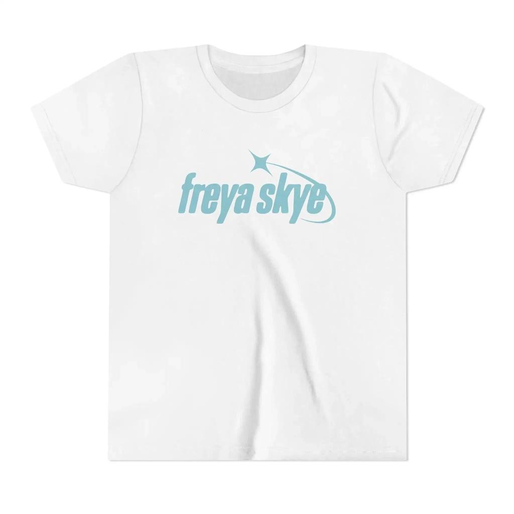 Unisex Freya Skye TShirt Print with Star Accent Curved Arc Decorative Design Fan Gift Surrounding Tshirt Simple and Stylish