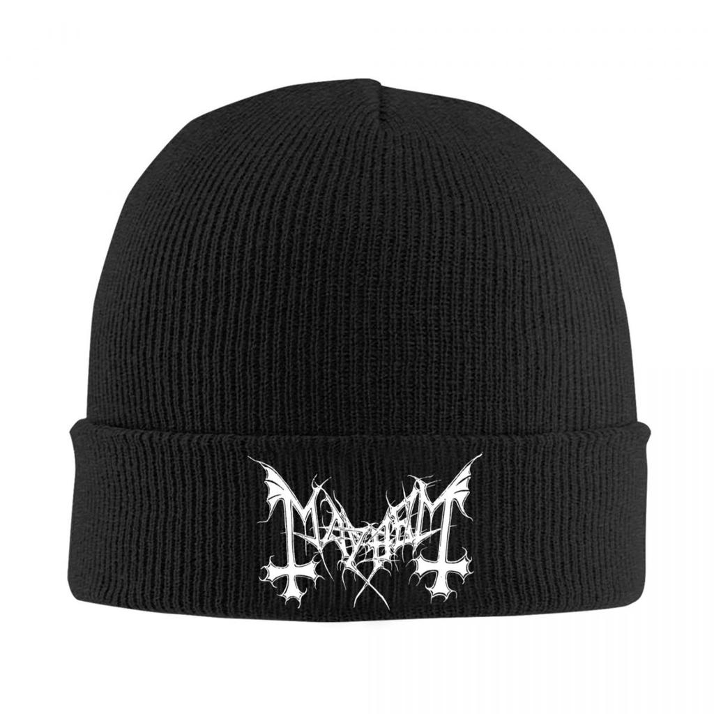 Mayhem Norway Band Beanie Hats, Street Y2K Caps, Gym Hat, btElastic, Men and Women, Gym, Ogo Hat, Winter