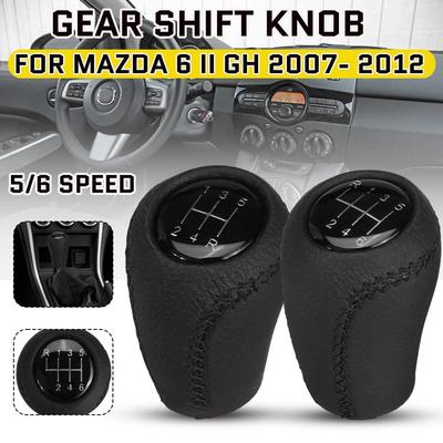 5/6-växlad växelspaksknopp i billäder för MAZDA 3 BK BL 5 CR CW 6 II GH CX-7 ER MX-5 NC III MT 2007-2012 2009 2010 2011