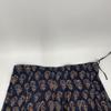 45R Navy 100% Cotton Paisley Pattern Long Skirt Skirt 2 NavyUsed
