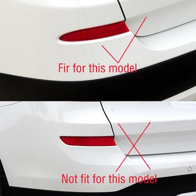Car Rear Bumper Reflector Light Shell Tail Brake Stop Lamp Cover For BMW X3 F25 2011 2012 2013