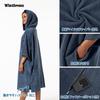 Winthome Changing Poncho Surfing Changing Sauna Surf 6 Colors Towel, Poncho, Towel, Poncho, Poncho, Quick-Drying, Absorbent, Long-Sleeved, Warm,