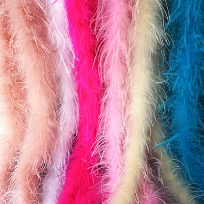 Colored Feather Strips Ostrich Hair Tops Festival Event Decoration Stage Performance Dance Clothing Fashion Feather Material