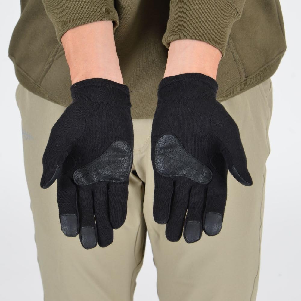 Freeknot Photonic Layer Tech e-Touch Gloves, Large, Black, Y4619-L-90