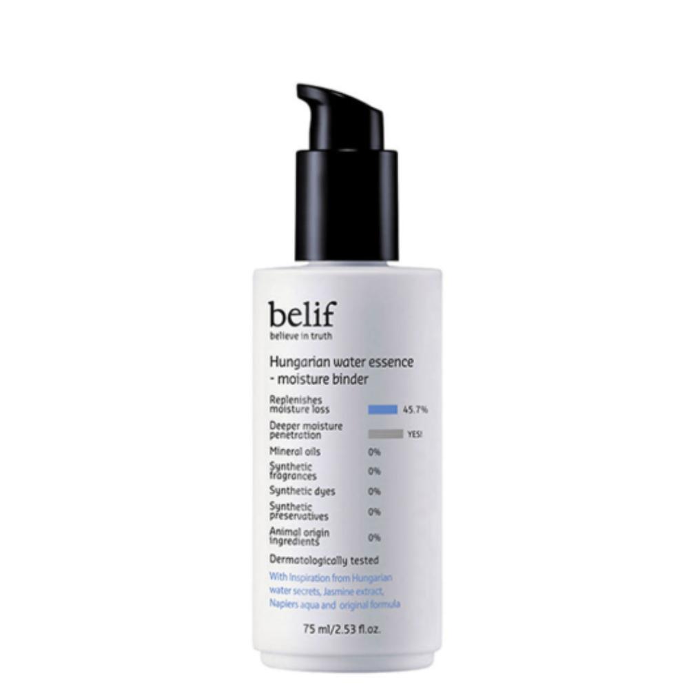 belif Hungarian Water Essence - Moisture Binder 75ml - Deep Hydrating Booster for Radiant Skin