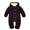 Thick Warm Infant Newborn Sweater Jumpsuit Hooded Kid Toddler Outerwear Baby Rompers