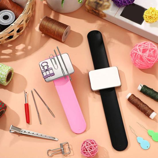 Silicone Magnetic Needle Wristband Multi-purpose Sewing Pin Pincushion Hair Clip Accessories