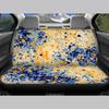 Abstract Art Digital Print Car Seat Covers Waterproof Airbag Compatible Front Rear Seat Protectors Universal Fit Full Set Auto Accessories