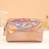 Solid Color Laser Cosmetic Bag Ins Wind Portable Wash Storage Bag Makeup Gift Bag Makeup Pouch Travel Cosmetic Organizer