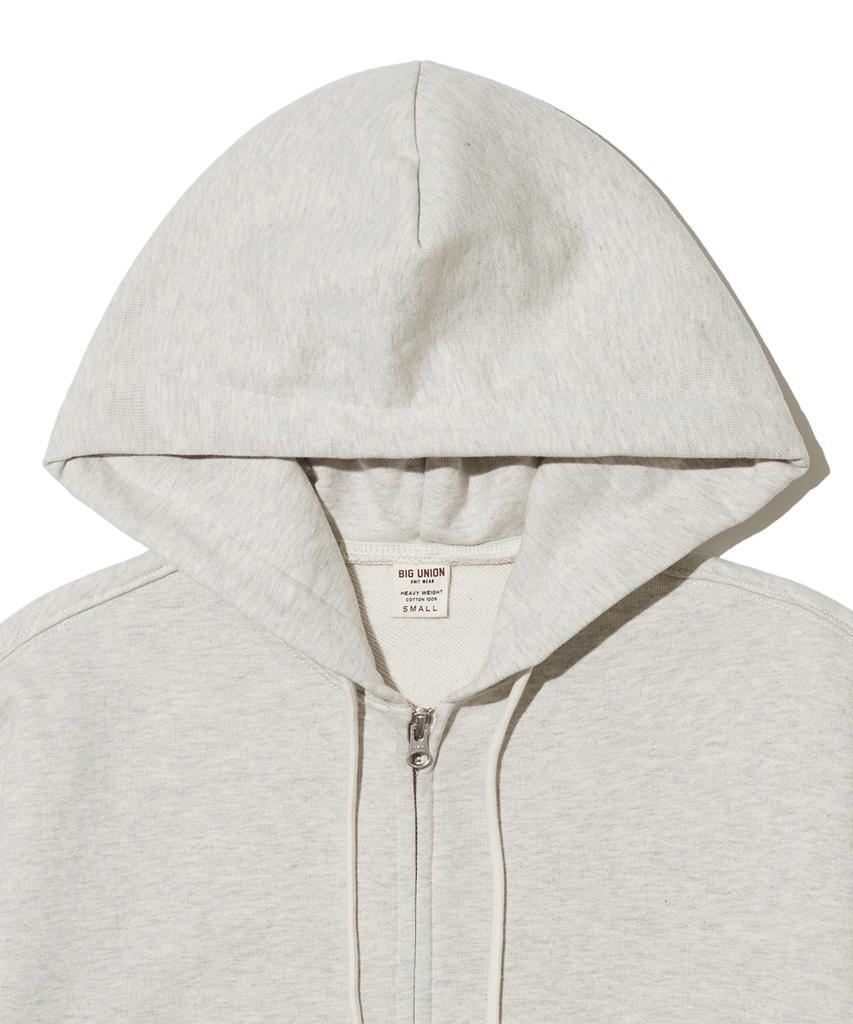 Big Union 89Line Zip Up Hoodie / Oatmeal