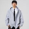 Men Zipper Hoodies Autumn Winter Men Long Sleeve Hooded Sweatshirt Fashion Male Casual Outfit Sportwear Loose Fit Hoodie