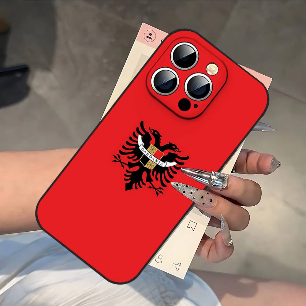 A-Albania F-Flag Phone Case For IPhone 17/16/15/13/14 Pro Max/ 11Plus/X/Xr/Xs Max/12mini