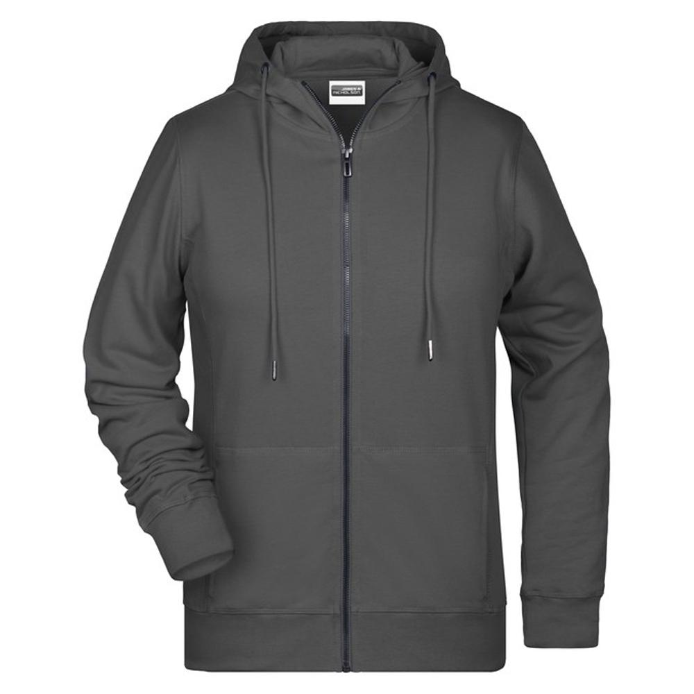 James and Nicholson Womens/Ladies Full Zip Hoodie