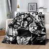 2PAC Hip -hop Singer Fashion Printed Blanket Warm Bed Blanket Soft and Comfortable Blanket Home Travel Blanket Birthday Gift