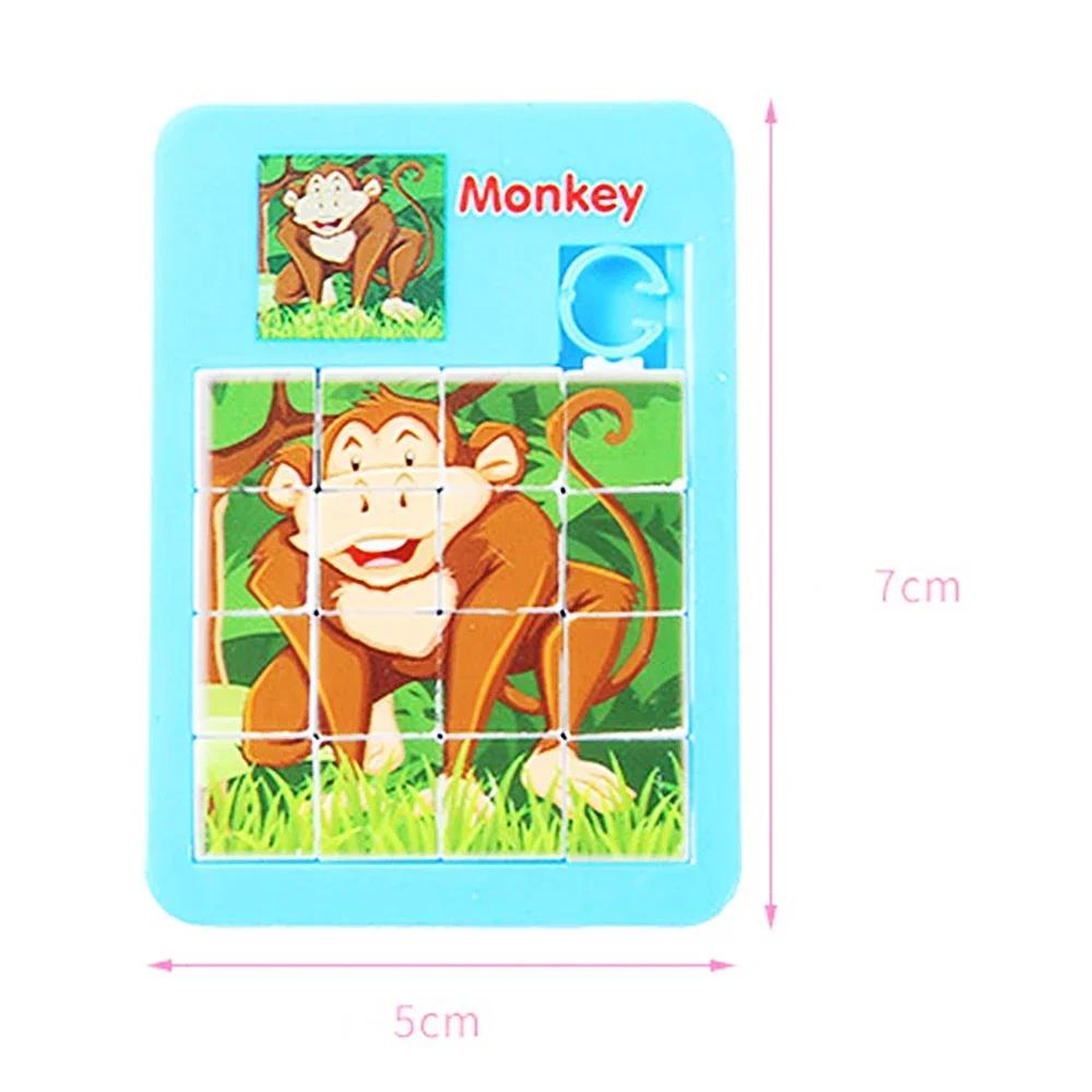 1/3PC Cartoon Jigsaw Animal Puzzles Early Educational Developing Toy for Children Birthday Party Favors Pinata Filler Rewards