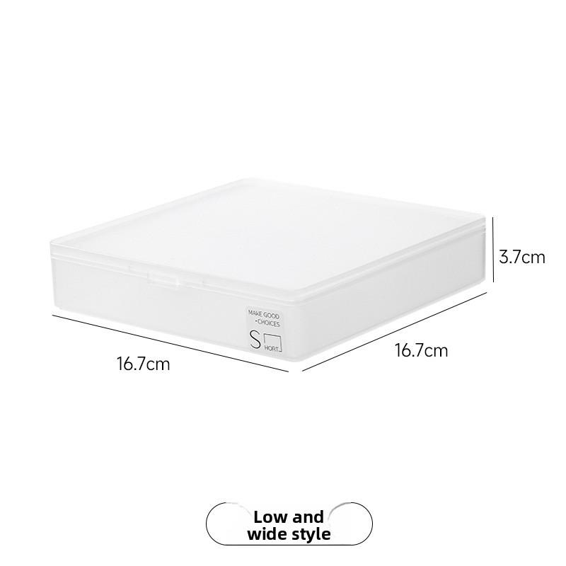 Tischstaubdichte Einschublade mit Deckel für kleine Gegenstände Tragbare Aufbewahrungsbox