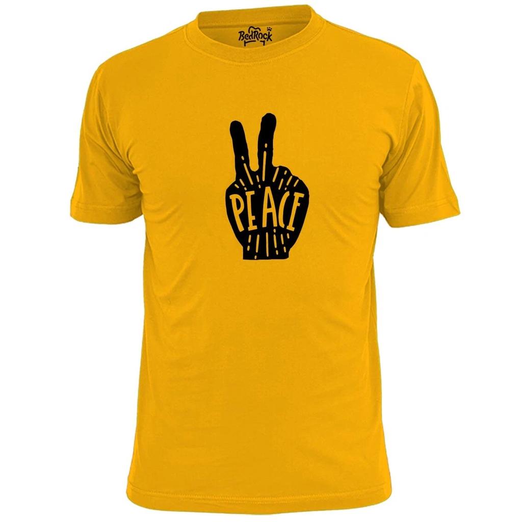 Mens Peace Fingers Shirt Anti War Weapons Disarmament