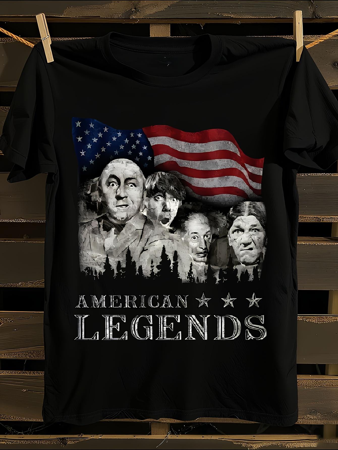 Rushmorons The Three Stooges Mount Rushmore Parody Tshirt S