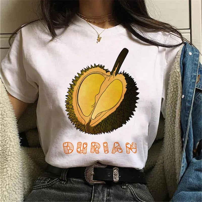 Maycaur Avocado Vegan Women T Shirt Harajuku Ulzzang Kawaii Cartoon Tshirt 90s Graphic Female Short Sleeve Tshirt Summer Clothe