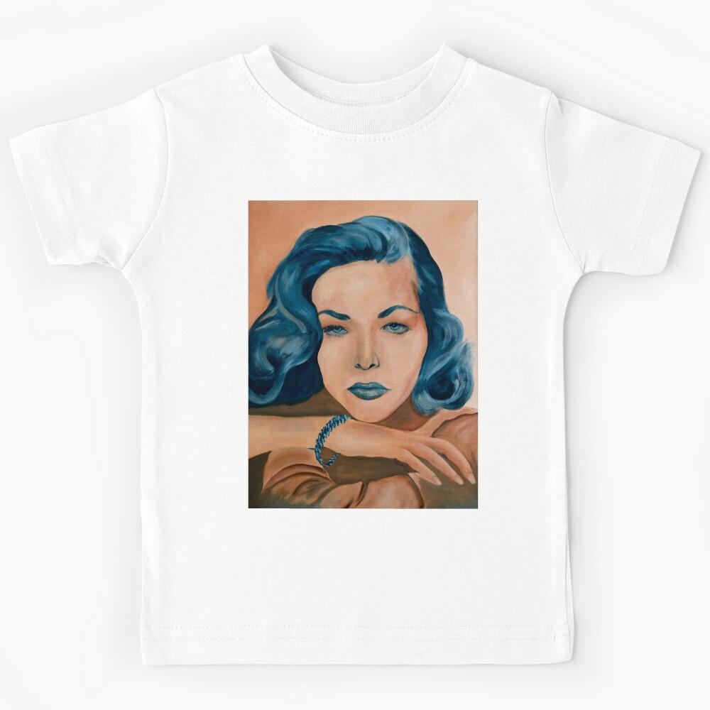 Movie Star Lauren Bacall Kids T-Shirt 130