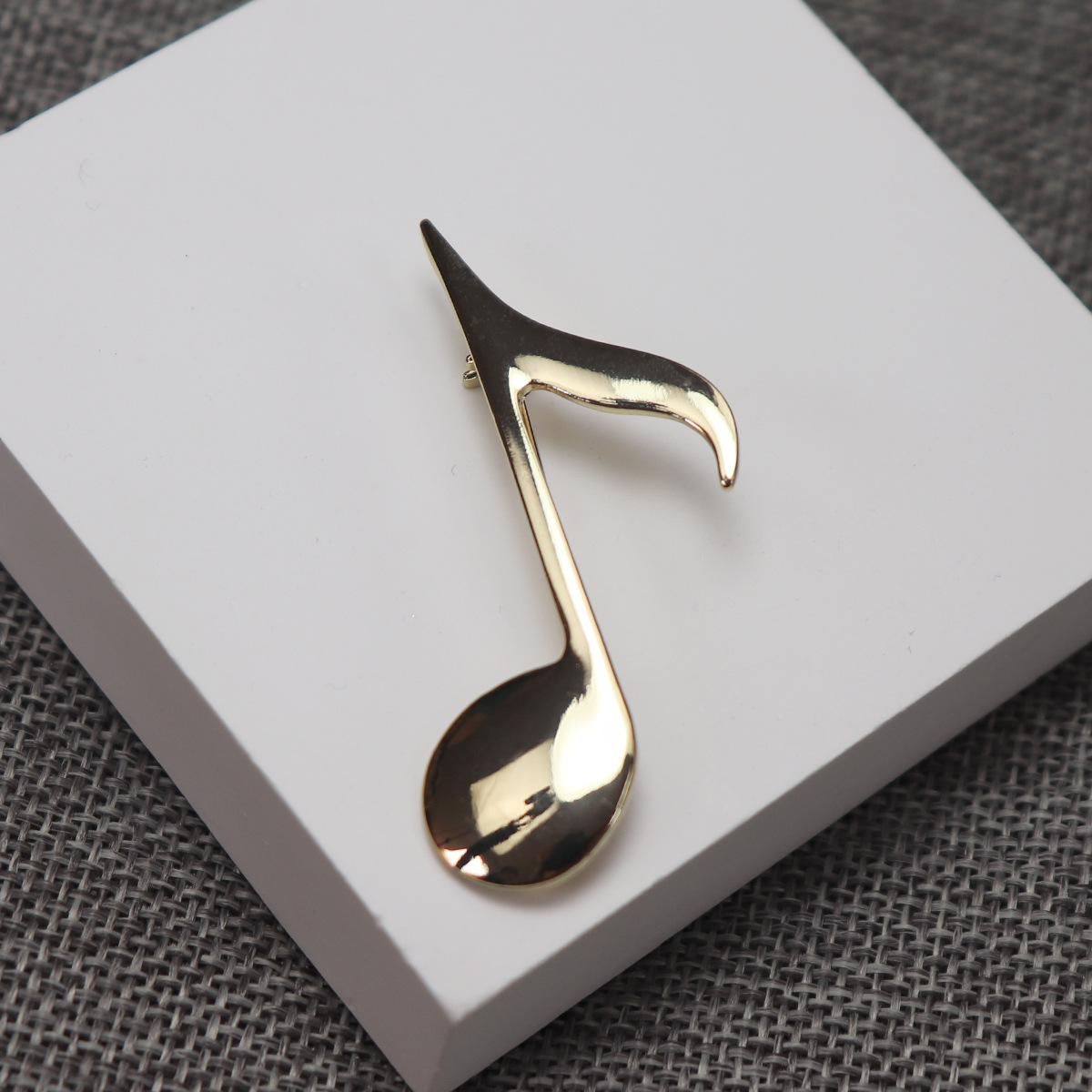 

Брошь в виде музыкальной ноты - Модный аксессуар для студентов: Идеально для одежды, шляп или сумок