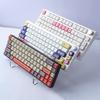 Hyekit 3-Tier Mechanical Keyboard Display Stand - Transparent Super Thick Acrylic Frame Holder - Gaming Keyboard Plate Holder