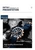 REWARD Men's Waterproof Quartz Sports Watch with Calendar - Model 83005M