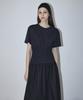 Enor Smoking Top Layered One-Piece - Black