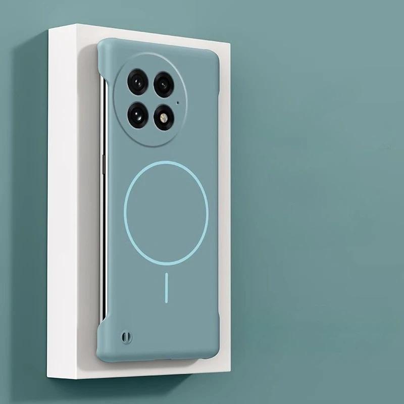 Husă Magnetică Fără Ramă Rezistentă la Șocuri Pentru OnePlus 13R 13 12R Ace 5 Pro Ace 3Pro Încărcare Wireless Magsafe Ultra Subțire Husă Dură PC