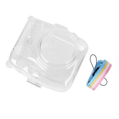 PC Transparent Protective Cover Scratch Proof Anti Fall Camera Case Bag for Instax Mini11 Instant Camera