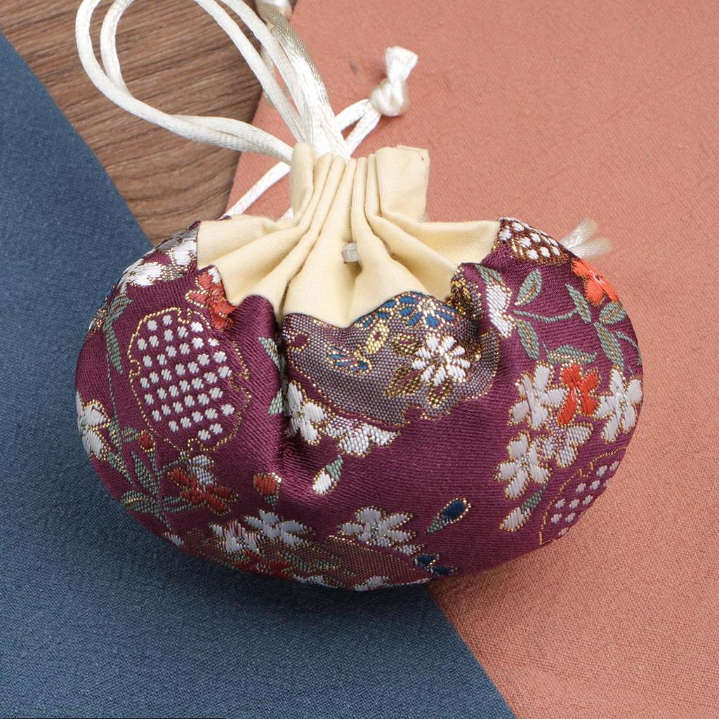 Dragon Boat Festival Hanfu Scent Sachet: Embroidered Mosquito Repellent Coin Purse Necklace