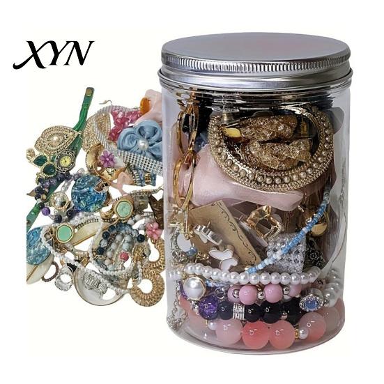 Unique Jewelry Gift for Her Mystery Jar Women, Vintage Surprise Set, Random Set Mixed Box with Necklaces, Earrings, Rings, Bracelets, Style