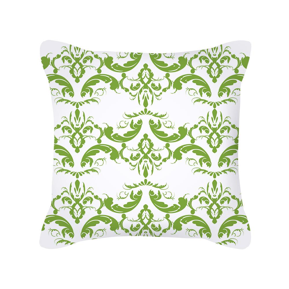 European Style Golden Geometric Pattern Pillow Cover Sofa Cushion Cover New Homeware Pillow Cover