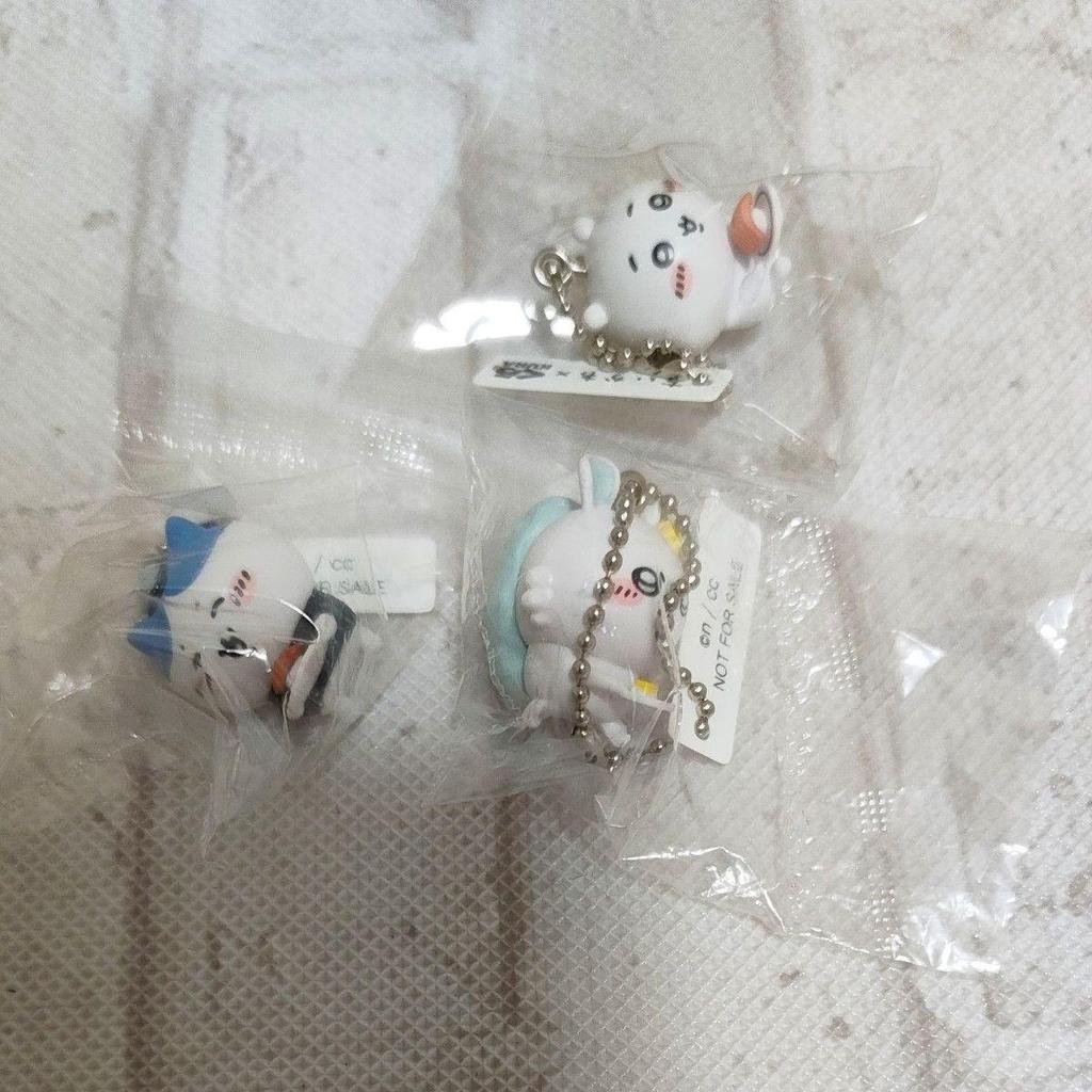 Used Chiikawa Kurazushi Figure Keychain First Edition Bikkurapon