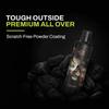 Stainless Steel 24 Hrs Hot & Cold Vacuum Insulated Water ISI Certified Flask, 750ml, Knight Black with Printed Design, Oslo
