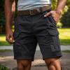Herren Sommer lockere Baumwoll-Cargo-Shorts mit mehreren Taschen für die Arbeit im Freien und Freizeit
