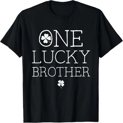 Un Frère Chanceux Saint-Patrick Frère Assorti Famille Garçons T-Shirt