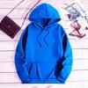 Felpa con cappuccio casual larga foderata in velluto da donna Autunno/Inverno 2024