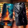 Ancient style swordsman Phone Case For Xiaomi Mi Poco F3 F4 F5 F6 X3 X4 X5 X6 X7 M3 M4 M5 M6 M7 GT Pro 5G Black