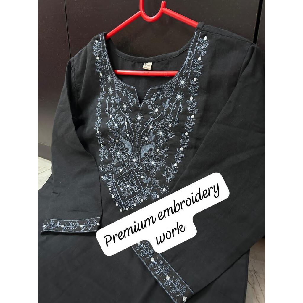 Indian Women Top Tunic Bollywood Salwar Kameez Kurti Pant Dupatta Set Dress VF-20176