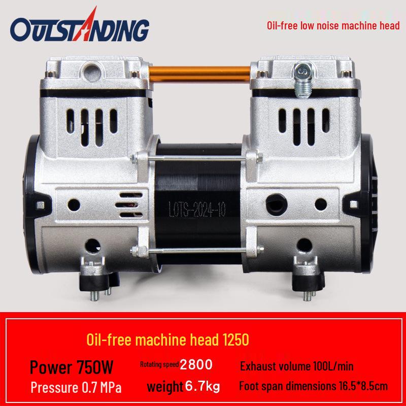 Aotusi Silent Oil-Free Air Compressor Pump Head 550W-1500W