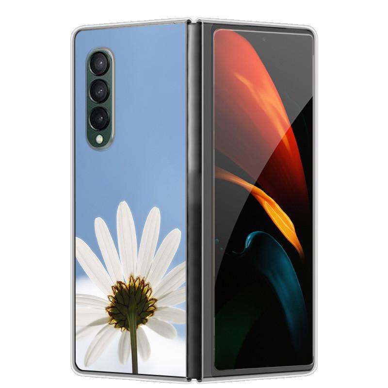 Etui na Samsunga Z Fold 5 Słodkie Modne Twarde Przezroczyste Etui na Telefon dla Samsunga Galaxy Z Fold5 5G ZFold 4 6 5G Powłoka Ochronna ZFold6