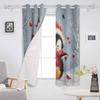 Christmas Lantern Bird Penguin Oil Painting Blackout Curtains For Living Room Bedroom Window Treatment Blinds Drapes